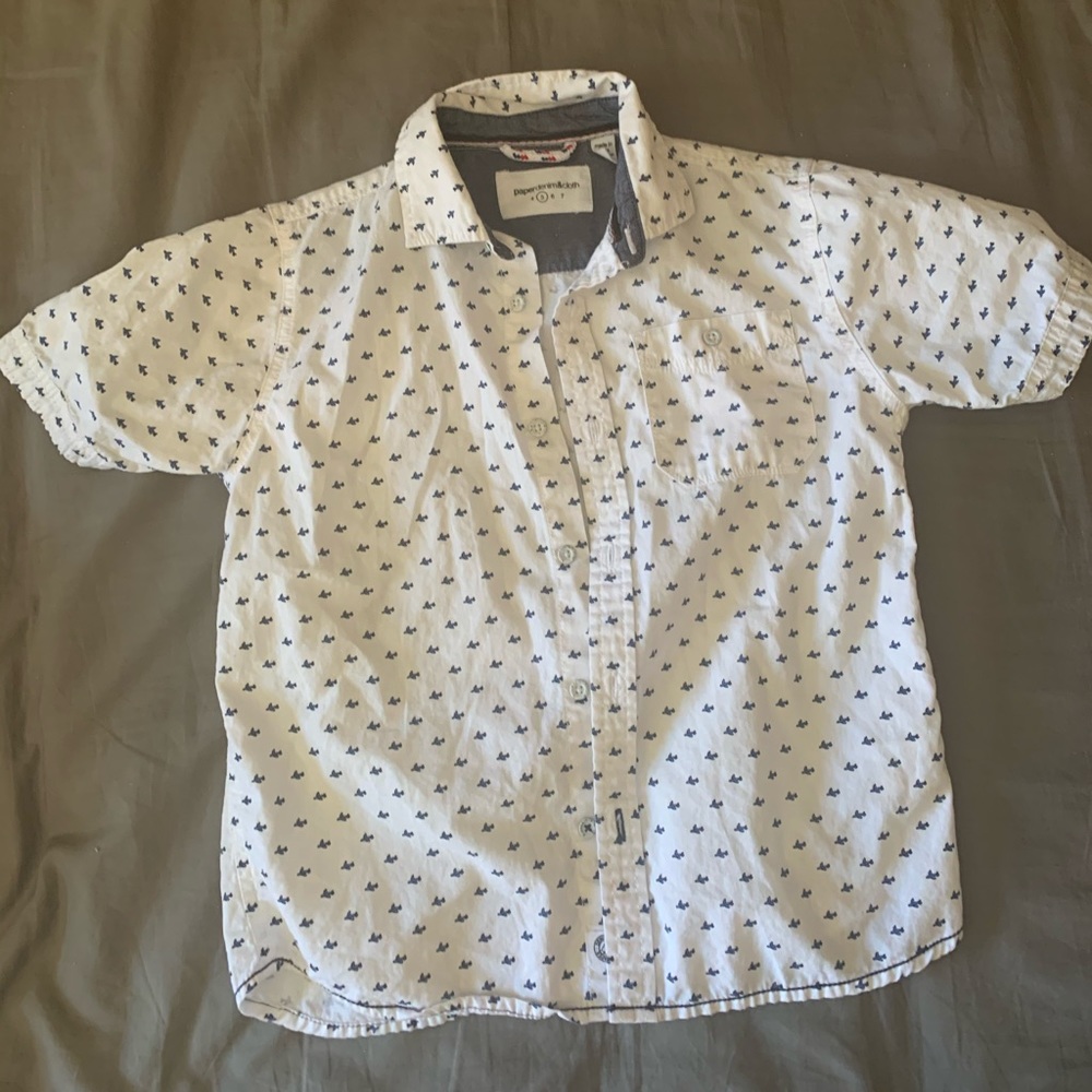 Boys button down shirt  - mini planes
